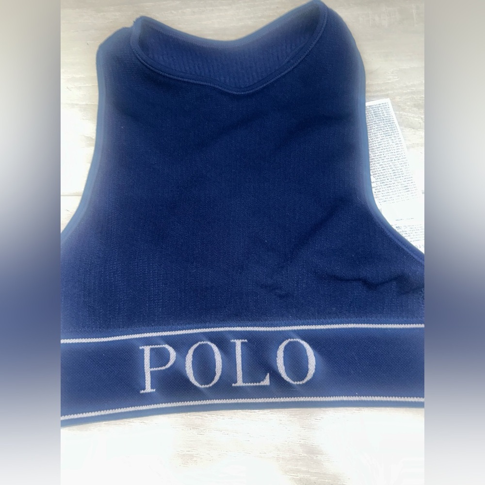 Polo Ralph Lauren Rib-knit Logo Bralette - Picture 4 of 7